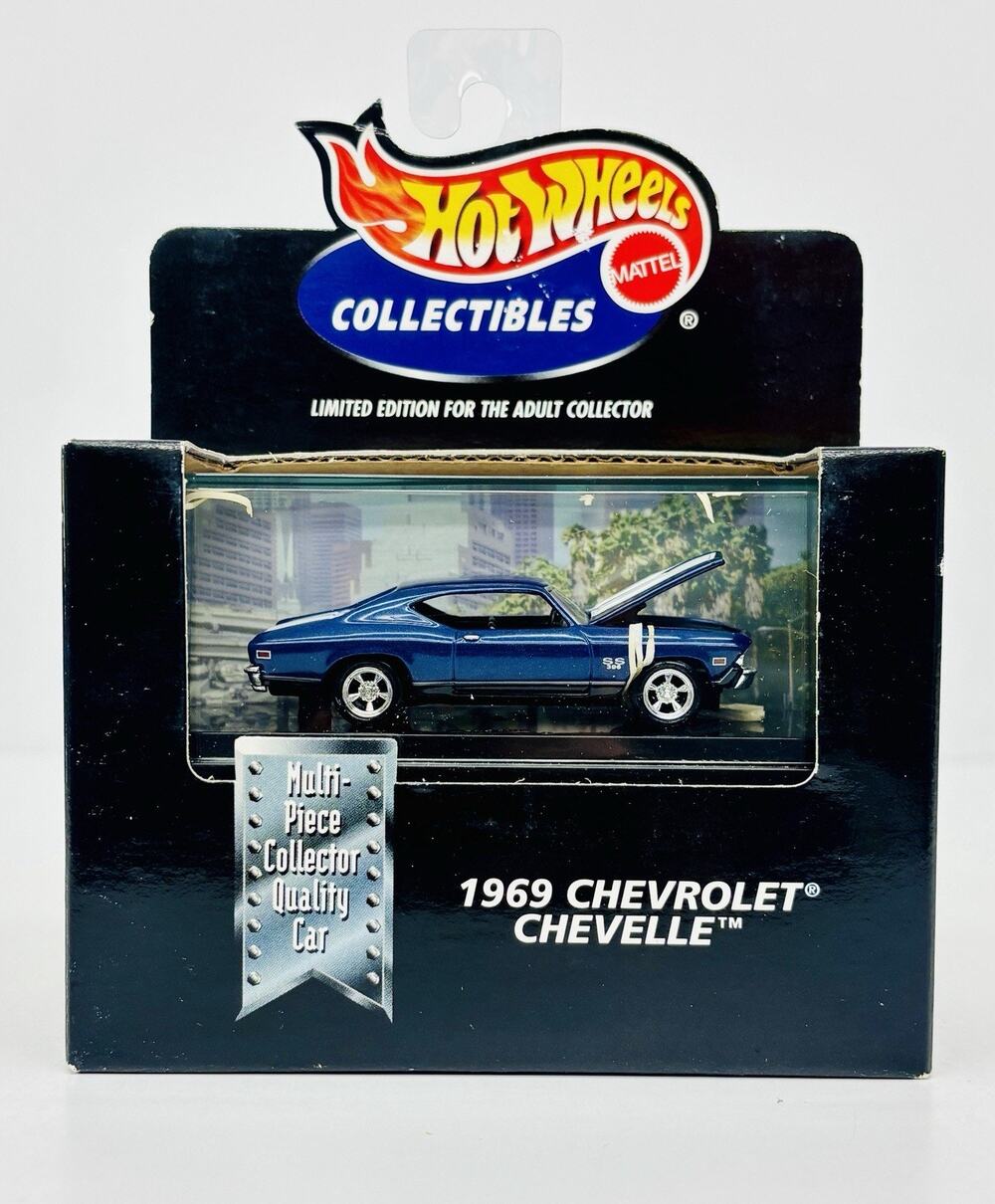 Hot Wheels Collectibles 1969 Chevrolet Chevelle Blue Black Box 26797 Sealed